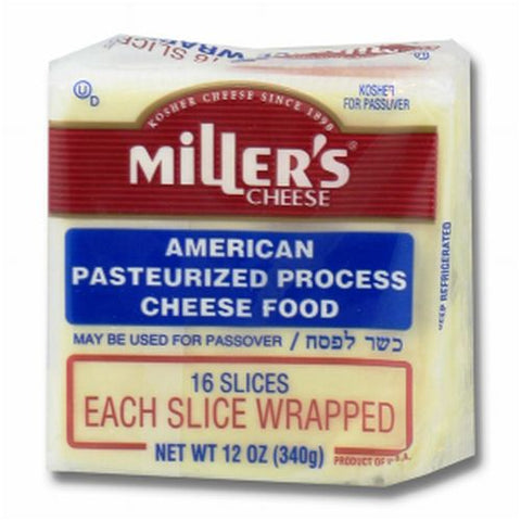 Millers American Cheese White 12 Pack  12 oz