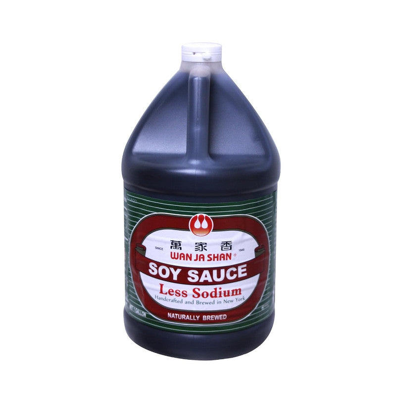 Wan Ja Shan Less Sodium Soy Sauce 1 Gal 4 Pack– it-delice